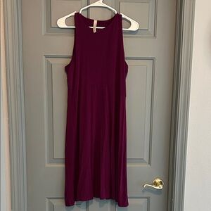 Athleta Rich Purple Midi Dress